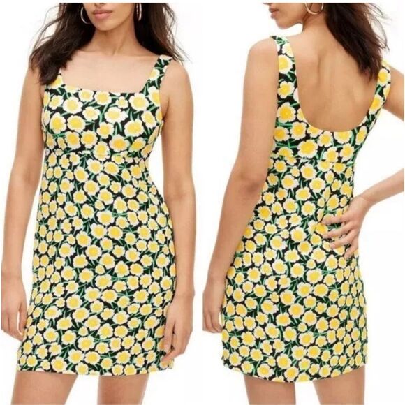 Diane von Furstenberg X Target Yellow Poppy Mini Dress Sun Size 17 - Picture 1 of 8